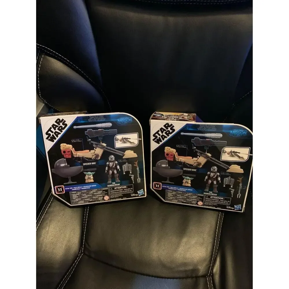 2 Sets Star Wars Mission Fleet Speeder Bikes The Child Battle For The Bounty